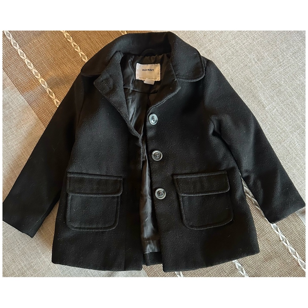 Old Navy Black Peacoat